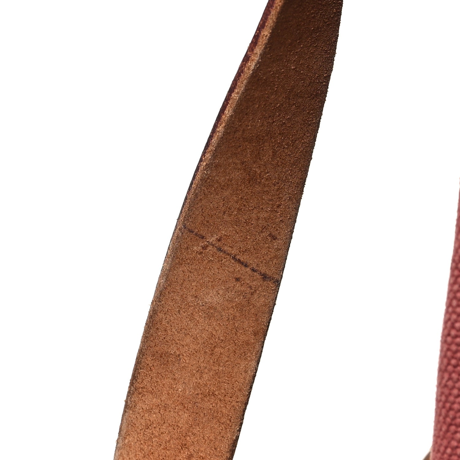 Hermes Toile Calfskin Herbag 39 GM Rouge H 13 of 15