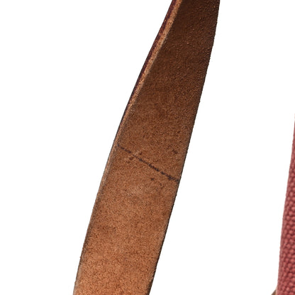 Hermes Toile Calfskin Herbag 39 GM Rouge H 13 of 15