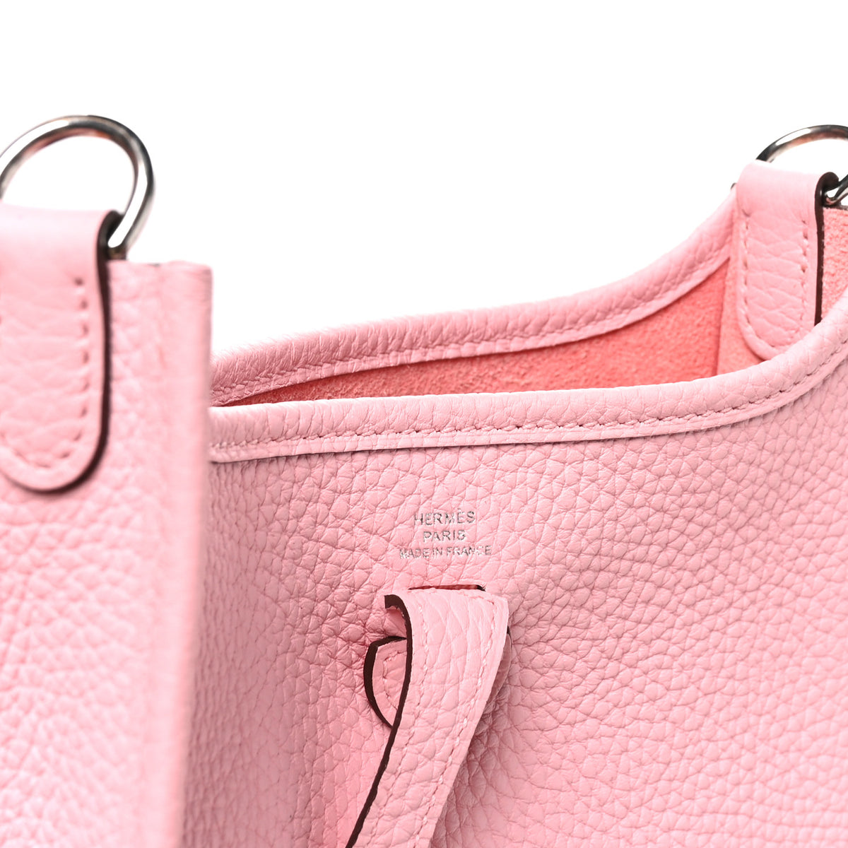 Hermes Taurillon Clemence Evelyne TPM Rose Sakura 5 of 10