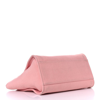 Chanel Canvas Large Deauville Tote Pink 4 of 18