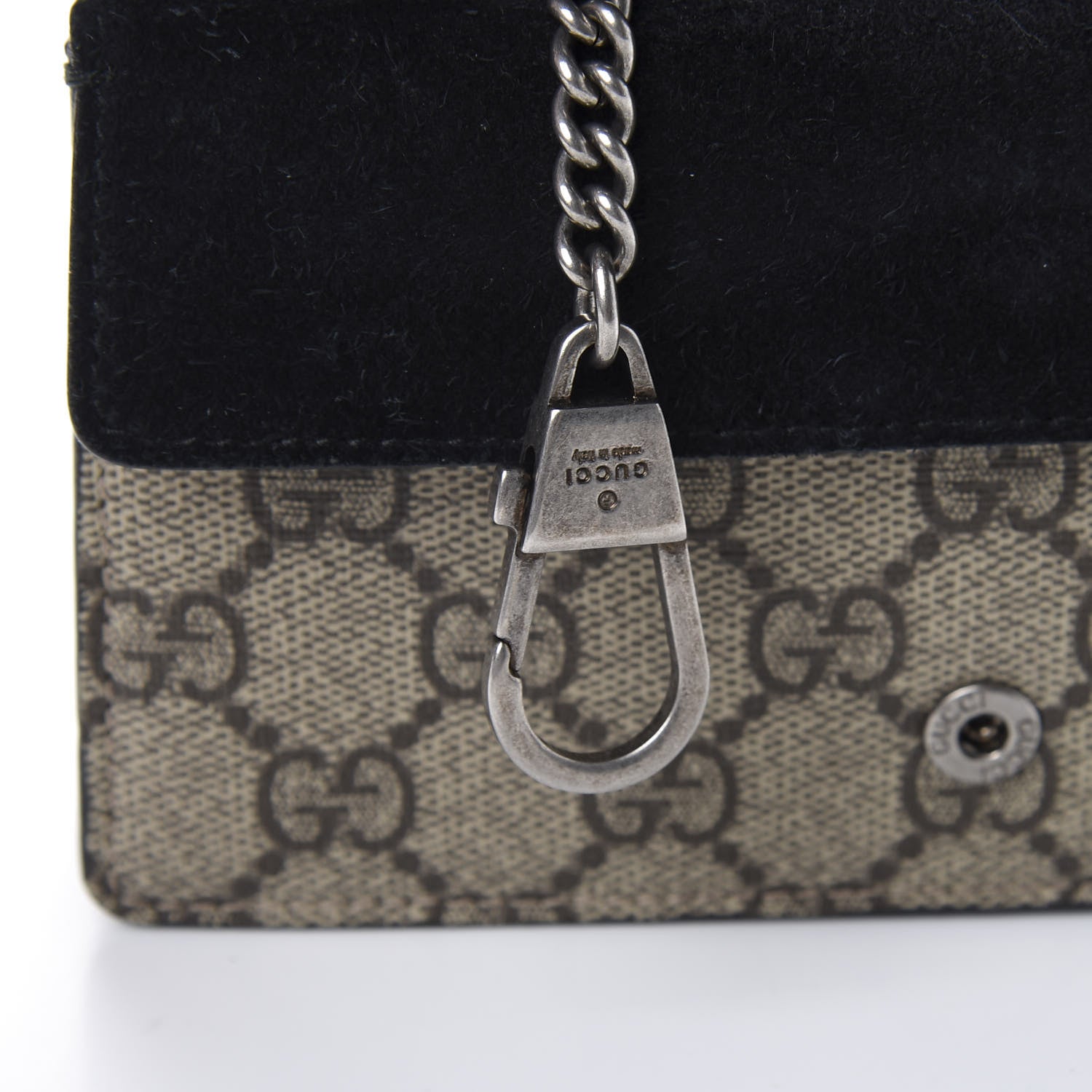 Gucci GG Supreme Monogram Super Mini Dionysus Shoulder Bag Black 8 of 10