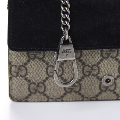 Gucci GG Supreme Monogram Super Mini Dionysus Shoulder Bag Black 8 of 10
