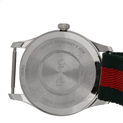 Gucci Stainless Steel Nylon 38mm Le Marche Des Merveilles Bee Quartz Watch Green 4 of 4