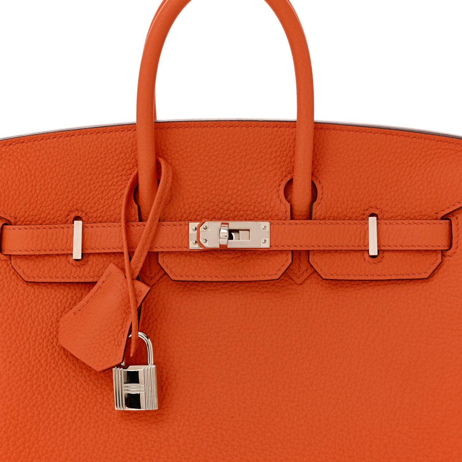 Hermes Togo Birkin 25 Orange Minium 8 of 10