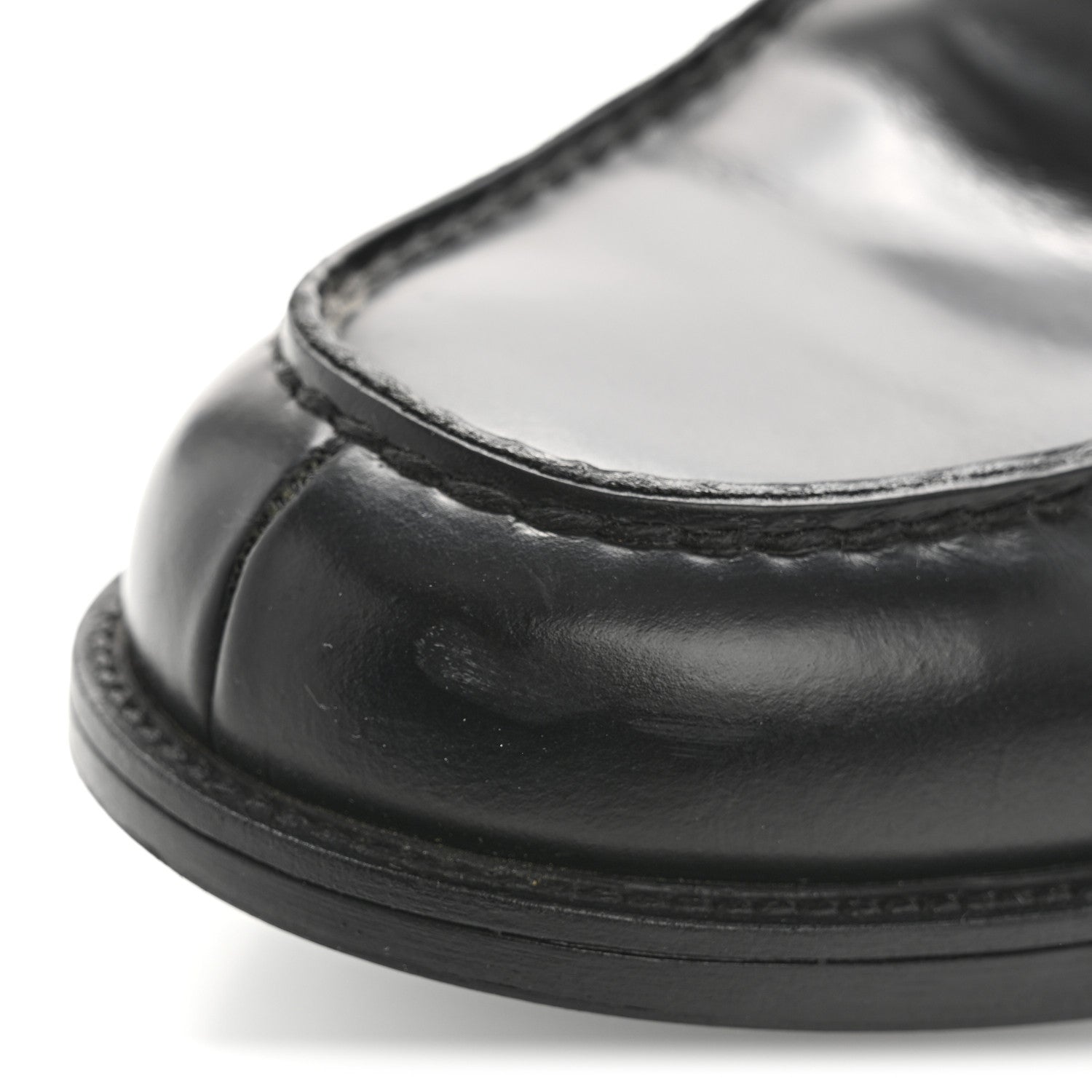 Prada Spazzolato Triangle Logo 50mm Loafers 8 Black 10 of 11
