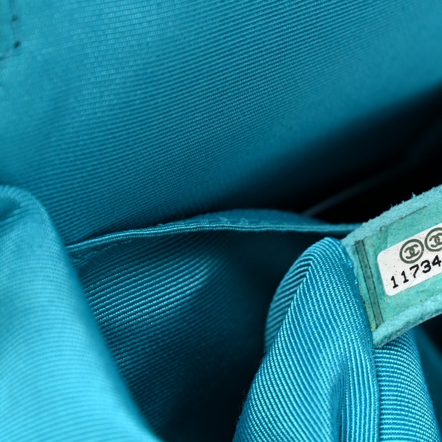 Satin Coco's Croc 2.55 Reissue 225 Flap Turquoise