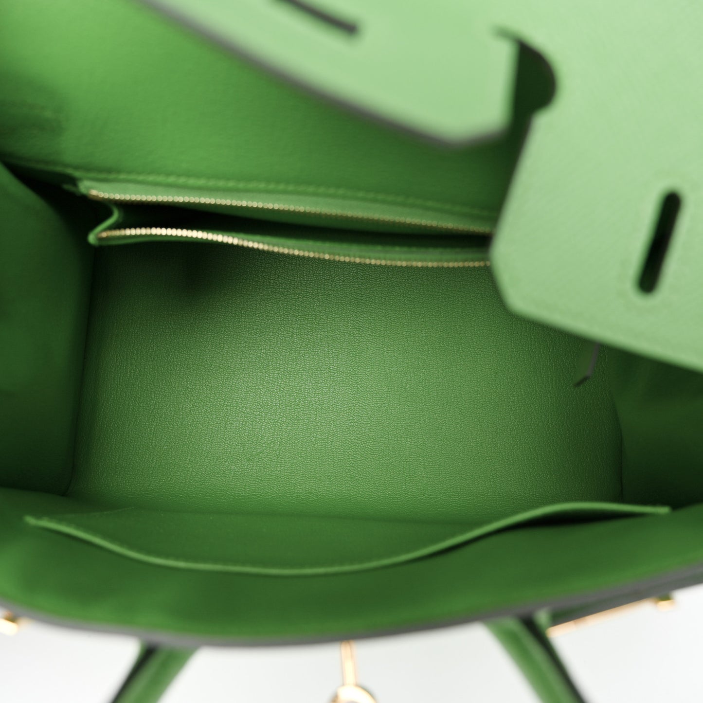 Epsom Birkin Sellier 25 Vert Yucca