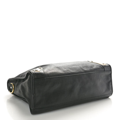 Balenciaga Veau Amp Plate Gold Hardware City Black 5 of 11