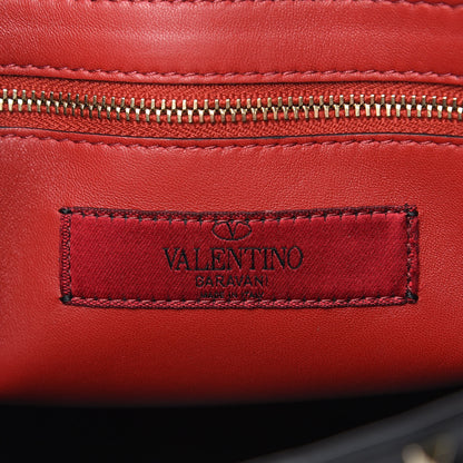 Valentino Garavani Lambskin Large Rockstud Spike Shoulder Bag Black 6 of 10