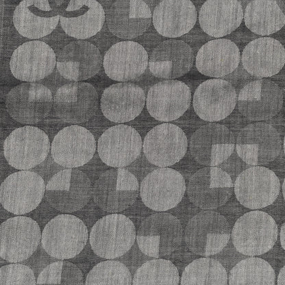Chanel Cashmere Silk CC Scarf Grey 6 of 8