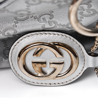 Gucci Guccissima Medium Sukey Tote Silver 11 of 11