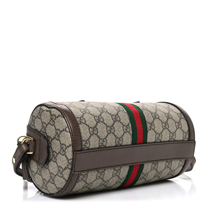 Gucci GG Supreme Monogram Web Small Ophidia Boston Bag Beige New Acero 4 of 11