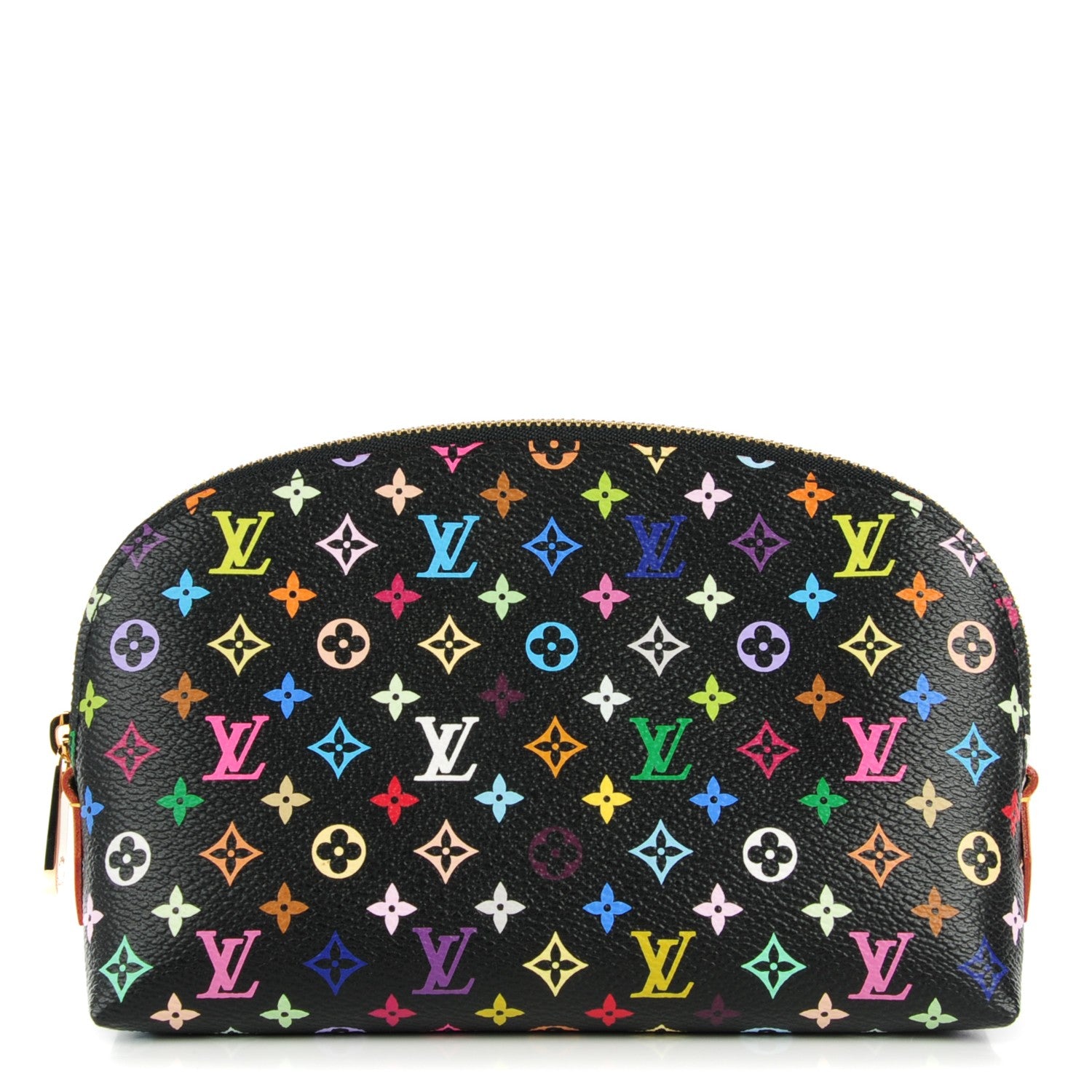 Louis Vuitton Monogram Multicolor Cosmetic Pouch Black Grenade 1 of 8
