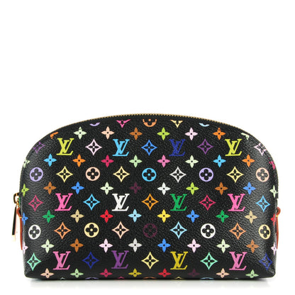 Louis Vuitton Monogram Multicolor Cosmetic Pouch Black Grenade 1 of 8