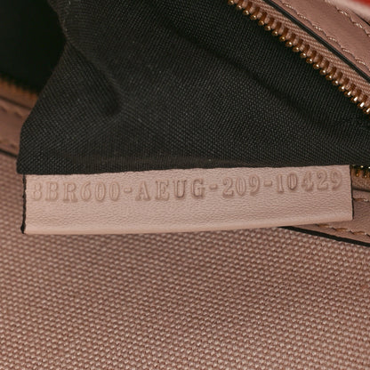 Fendi Canvas Vitello King FF Embroidered Baguette Rosa Quarzo Bloody Mary Multicolor 7 of 10