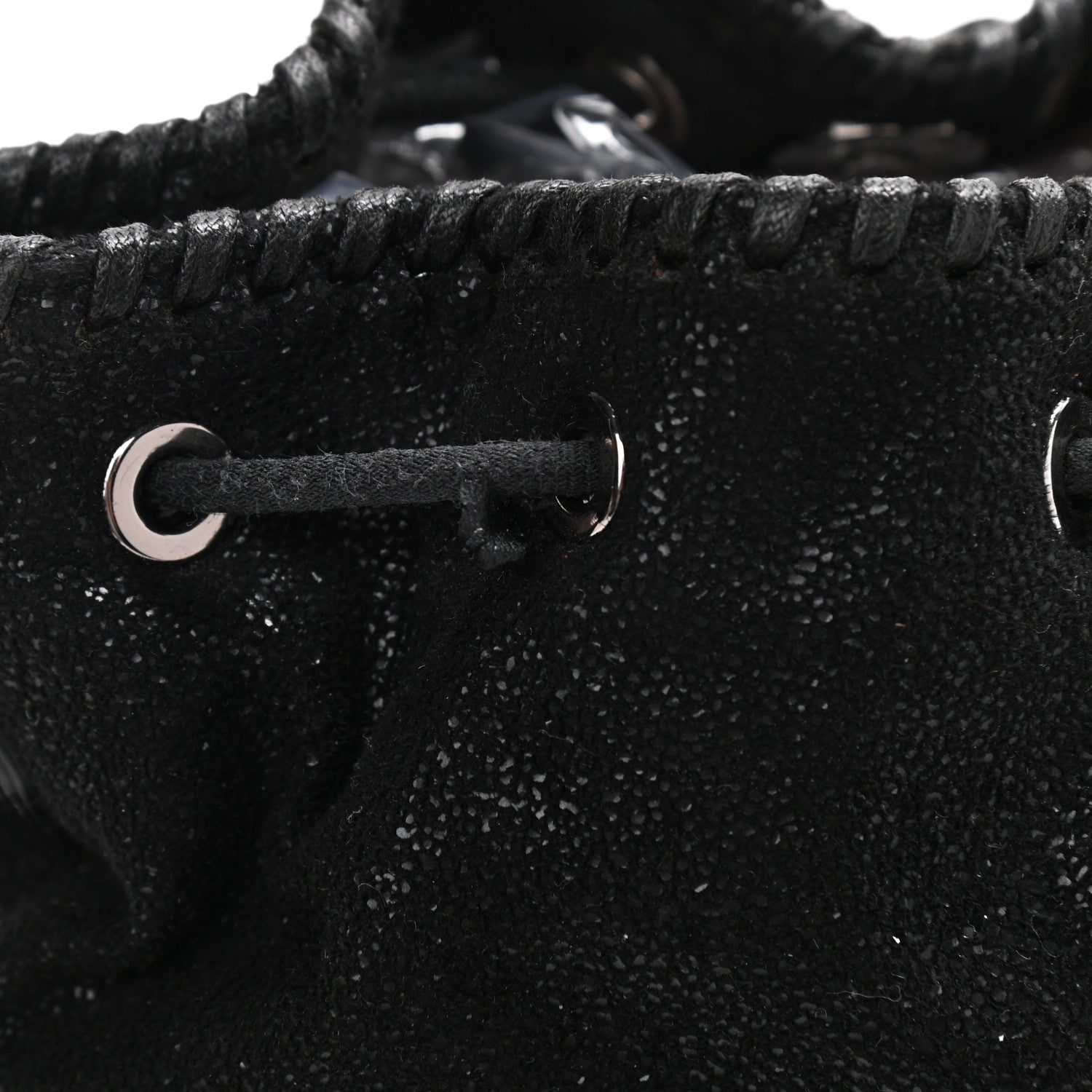 Stella McCartney Shaggy Deer Small Falabella Bucket Bag Black 11 of 11