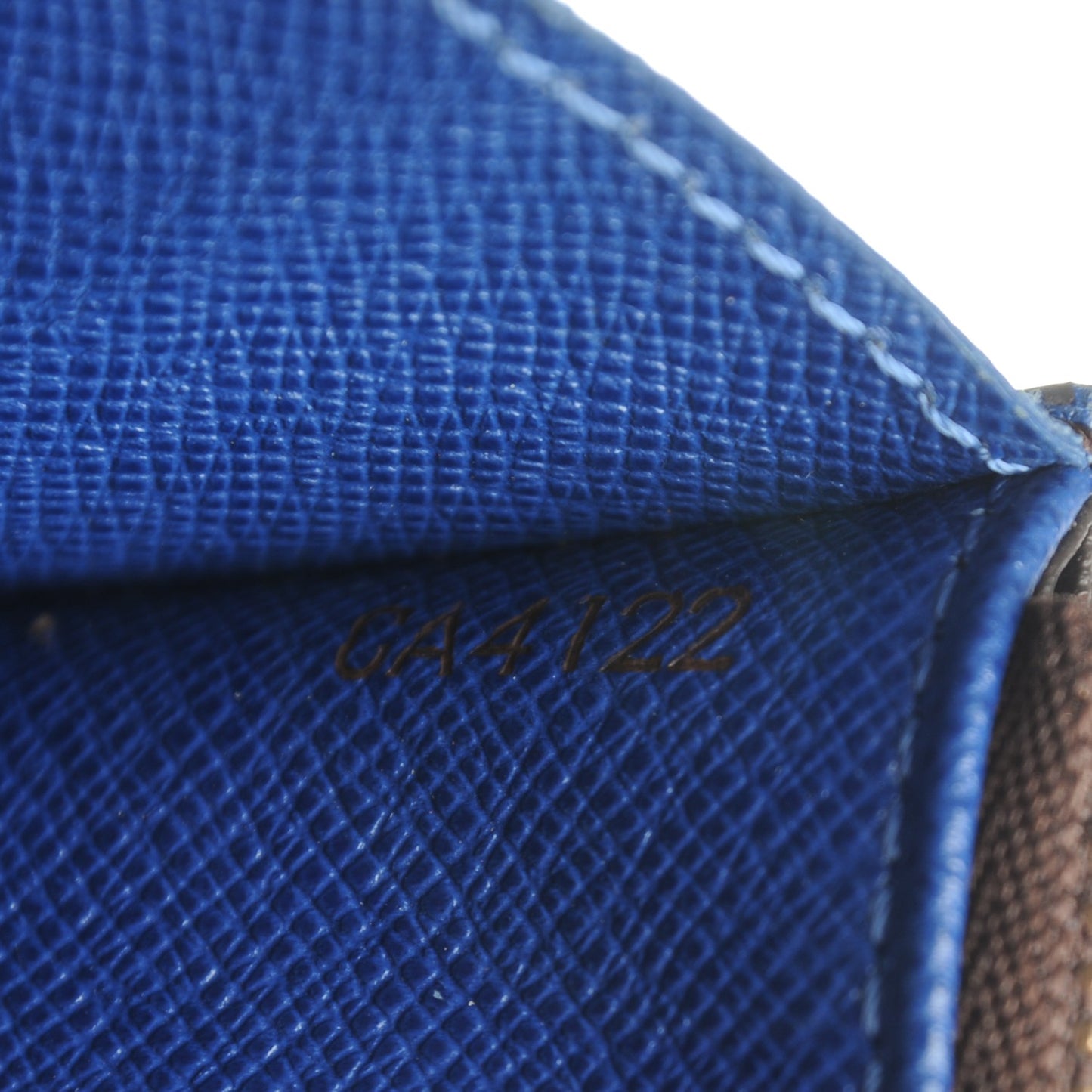 Monogram Emilie Wallet Blue