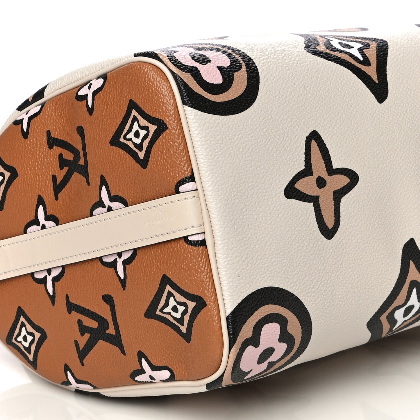 Monogram Giant Wild At Heart Speedy Bandouliere 25 Creme