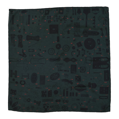 Hermes Cotton Silk Tamponnable Remix Scarf 70 1 of 3