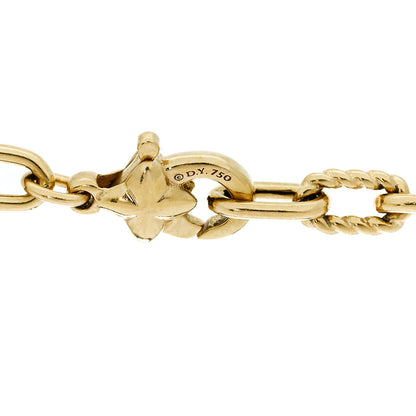 David Yurman 18K Yellow Gold Madison 3mm Classic Chain Bracelet 3 of 4