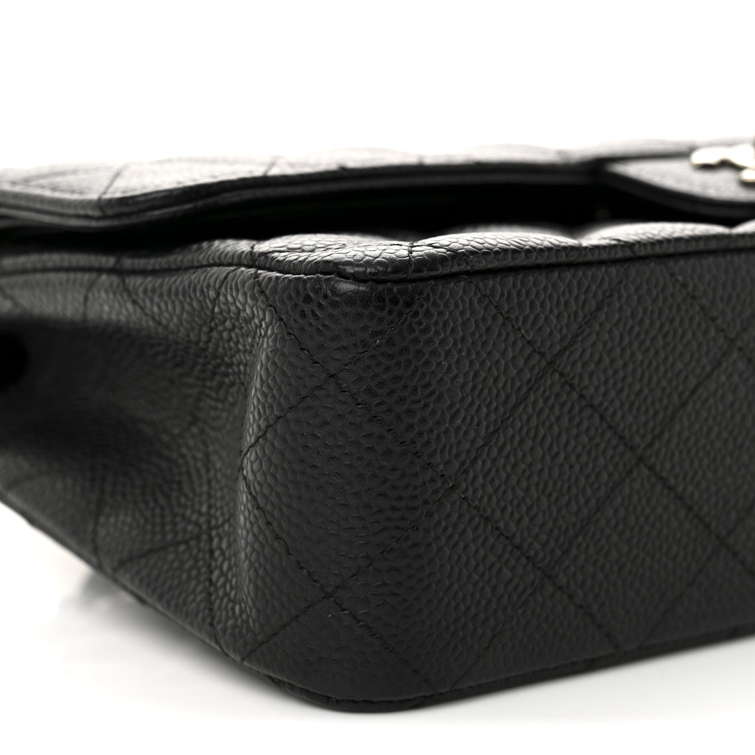 Chanel Caviar Quilted Medium Double Flap Black 9 of 11