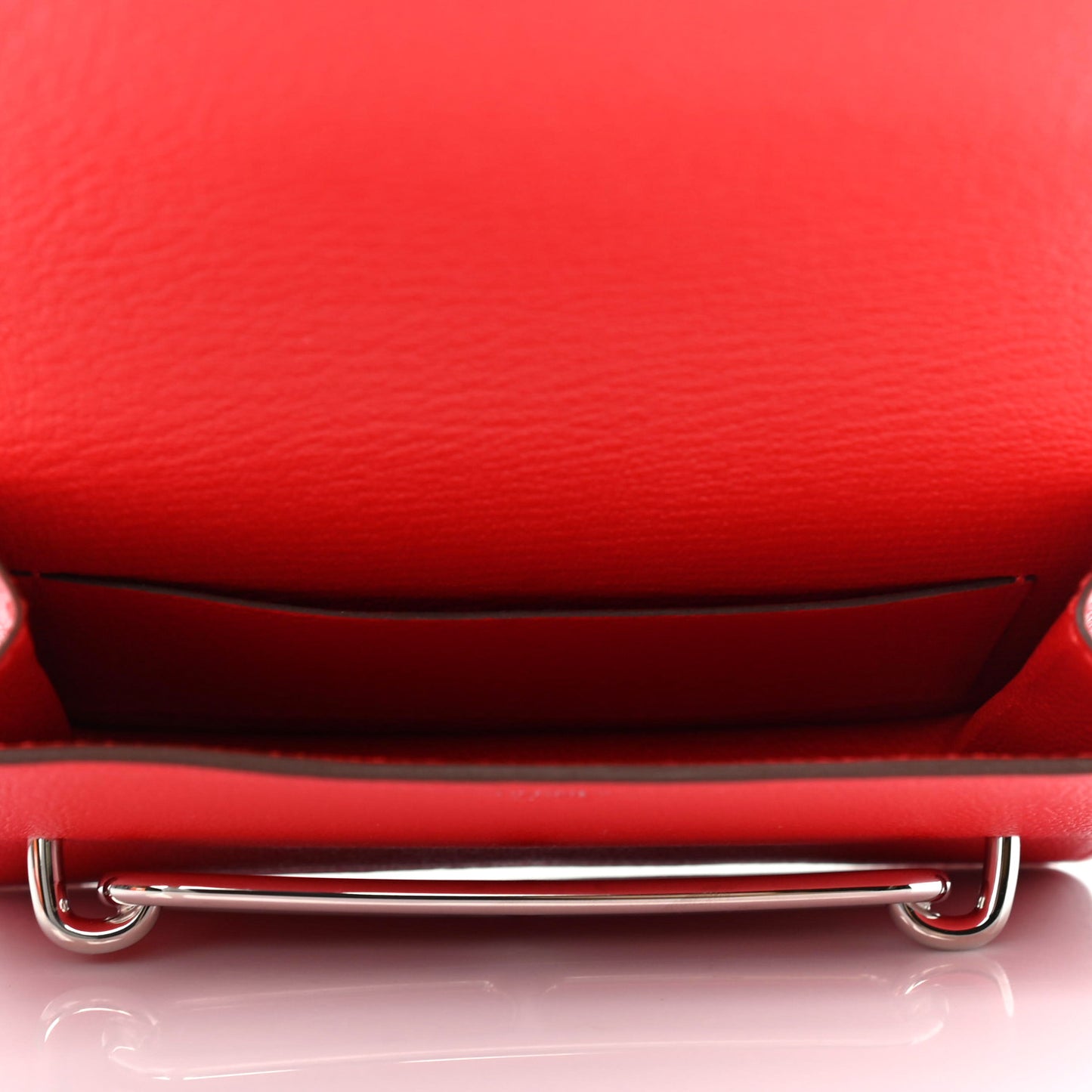 Chevre Mysore Roulis Slim Wallet Rouge De Coeur