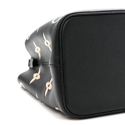Louis Vuitton Empreinte Monogram Giant Neonoe MM Black Beige 9 of 11