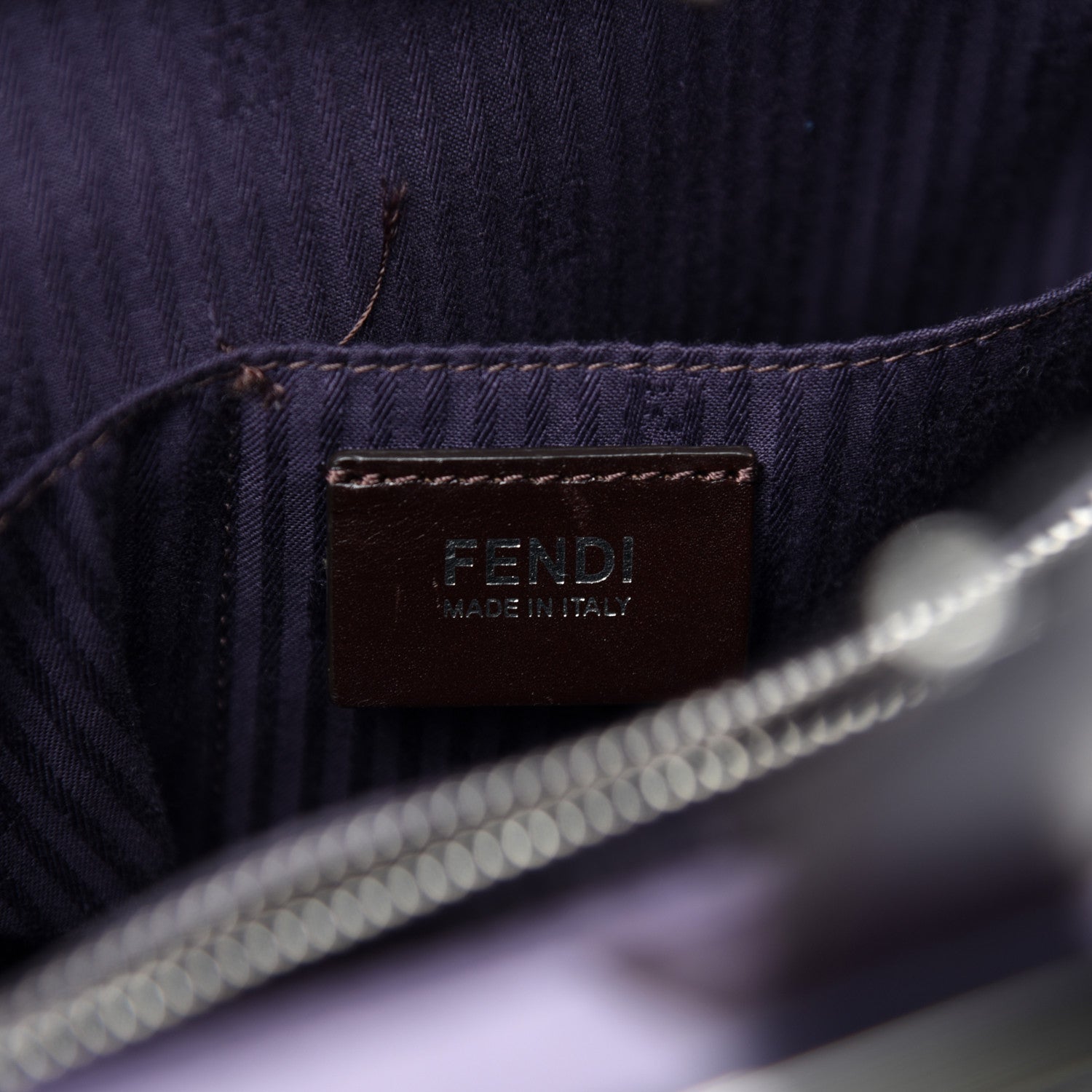 Fendi Vitello Elite Regular 2Jours Tote Ametista 8 of 10