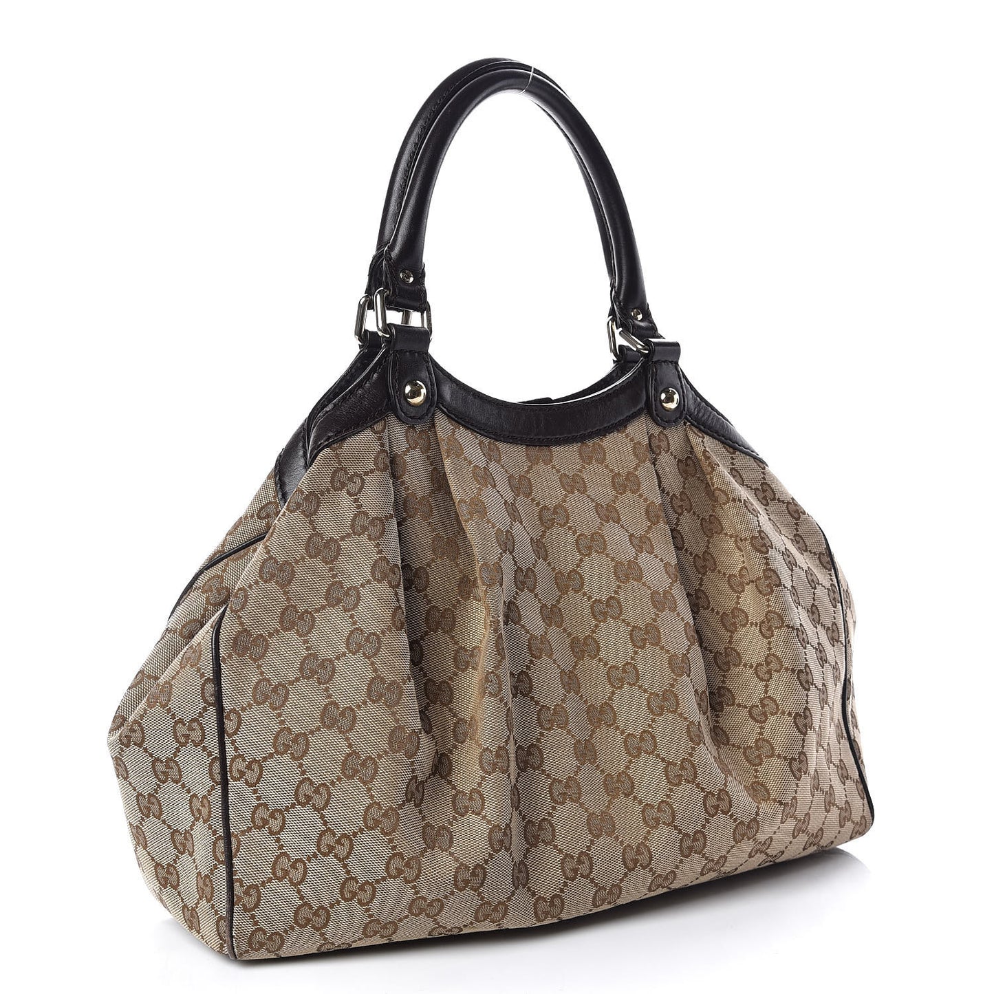 Monogram Medium Sukey Tote Dark Brown