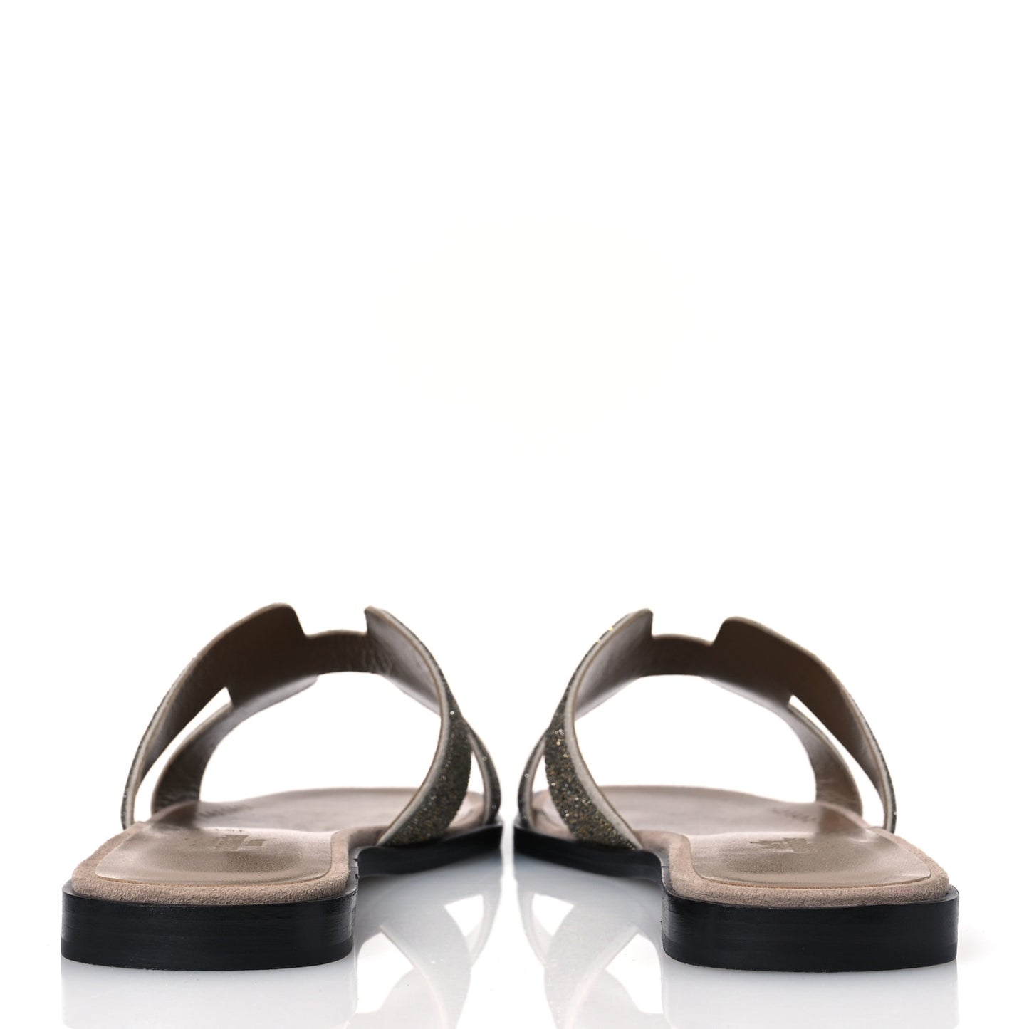 Suede Goatskin Crystal Powder Oran Sandals 36.5