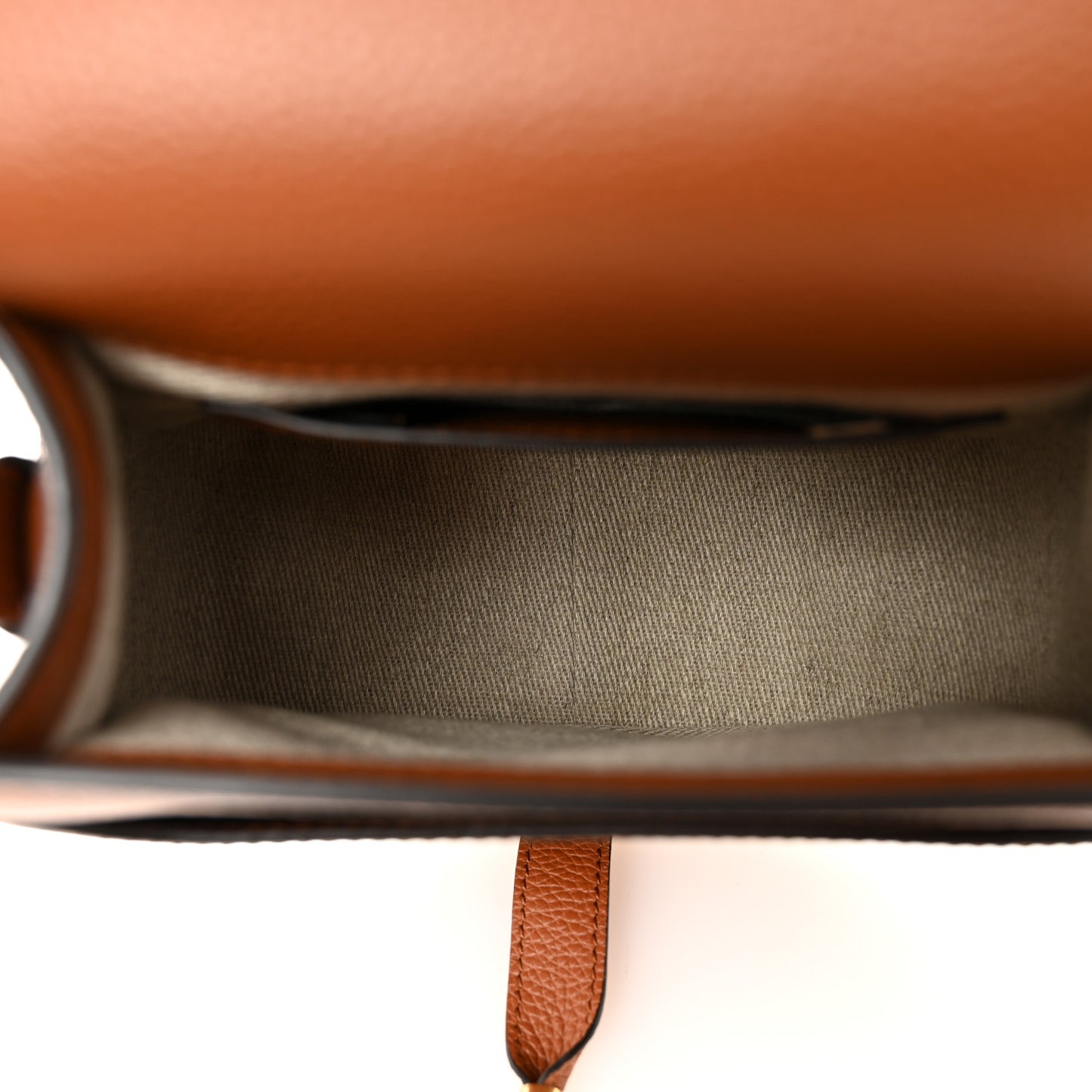 Calfskin Mini Marcie Round Crossbody Bag Tan