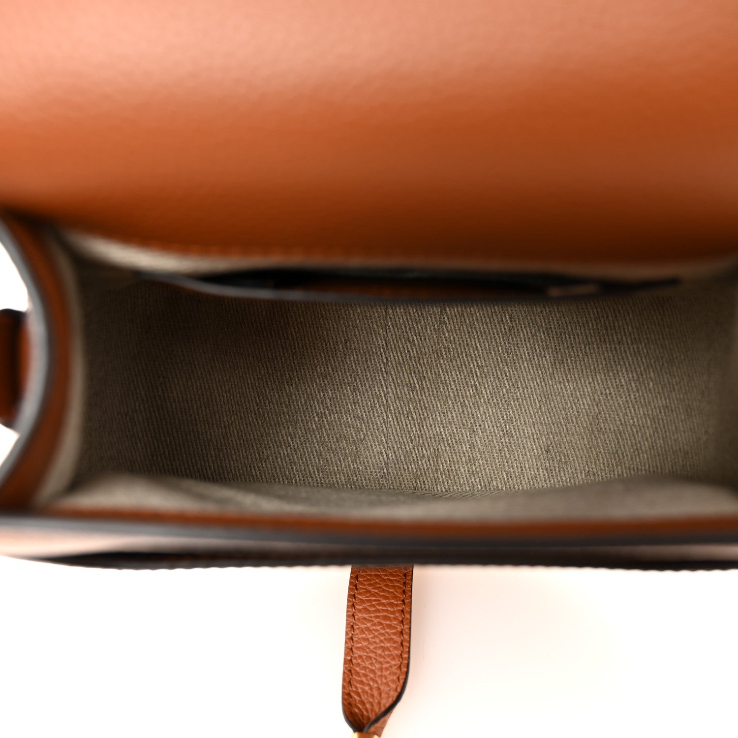Chloe Calfskin Mini Marcie Round Crossbody Bag Tan 5 of 10