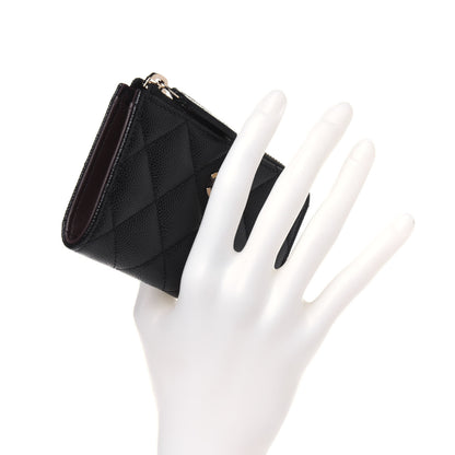 Chanel Caviar Quilted Key Holder Case Black 3 of 12