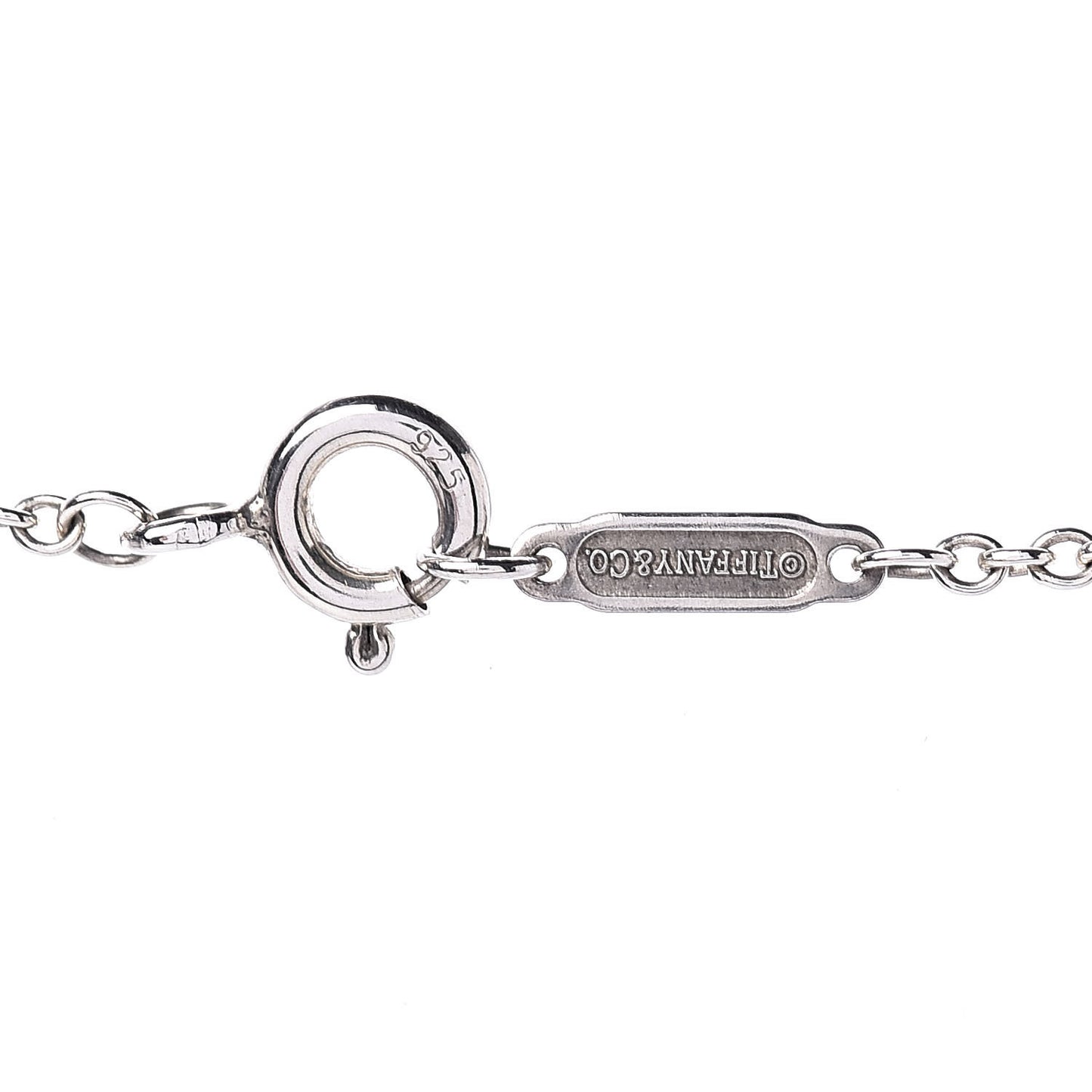 Sterling Silver Sapphire Knot Key Pendant Necklace