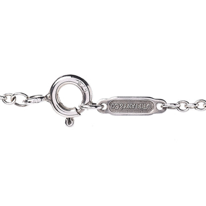 Tiffany Sterling Silver Sapphire Knot Key Pendant Necklace 7 of 7