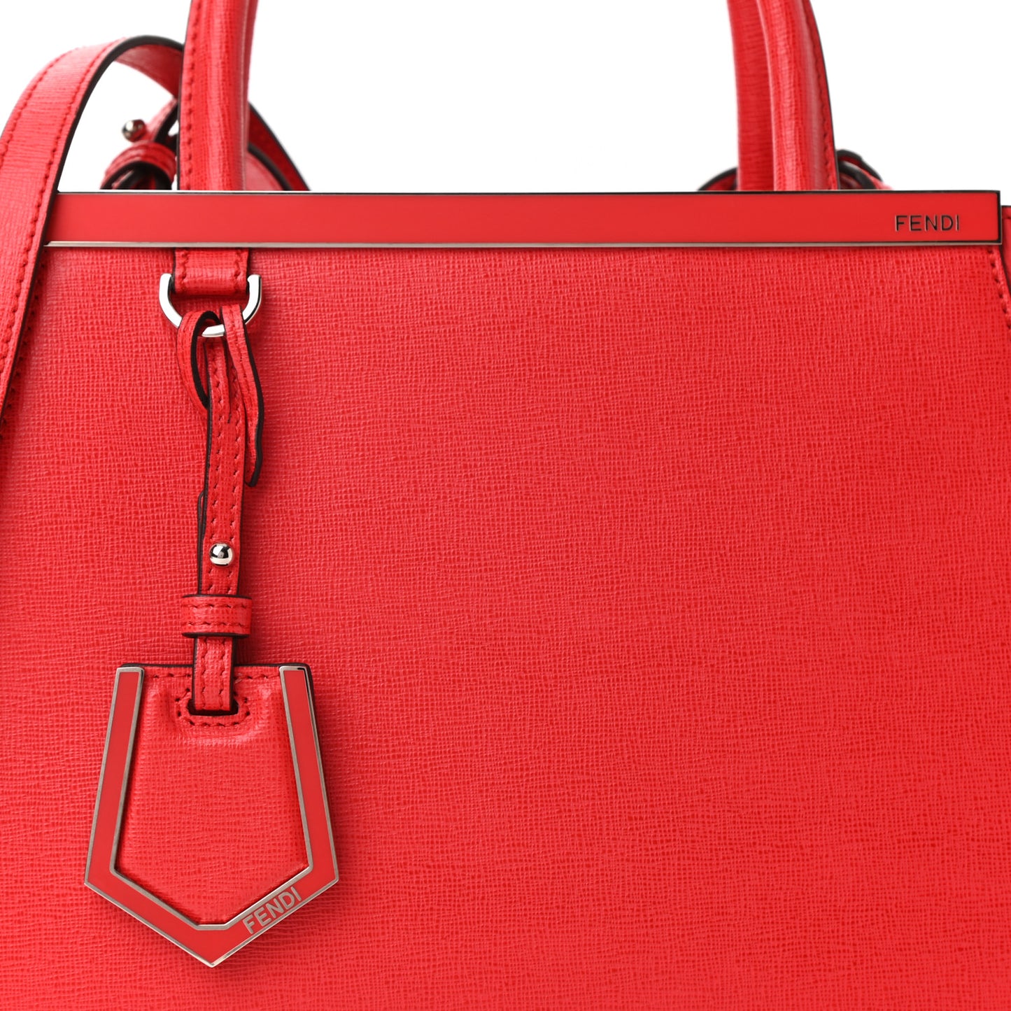 Vitello Elite Flamingo Petite 2Jours Tote Mattone