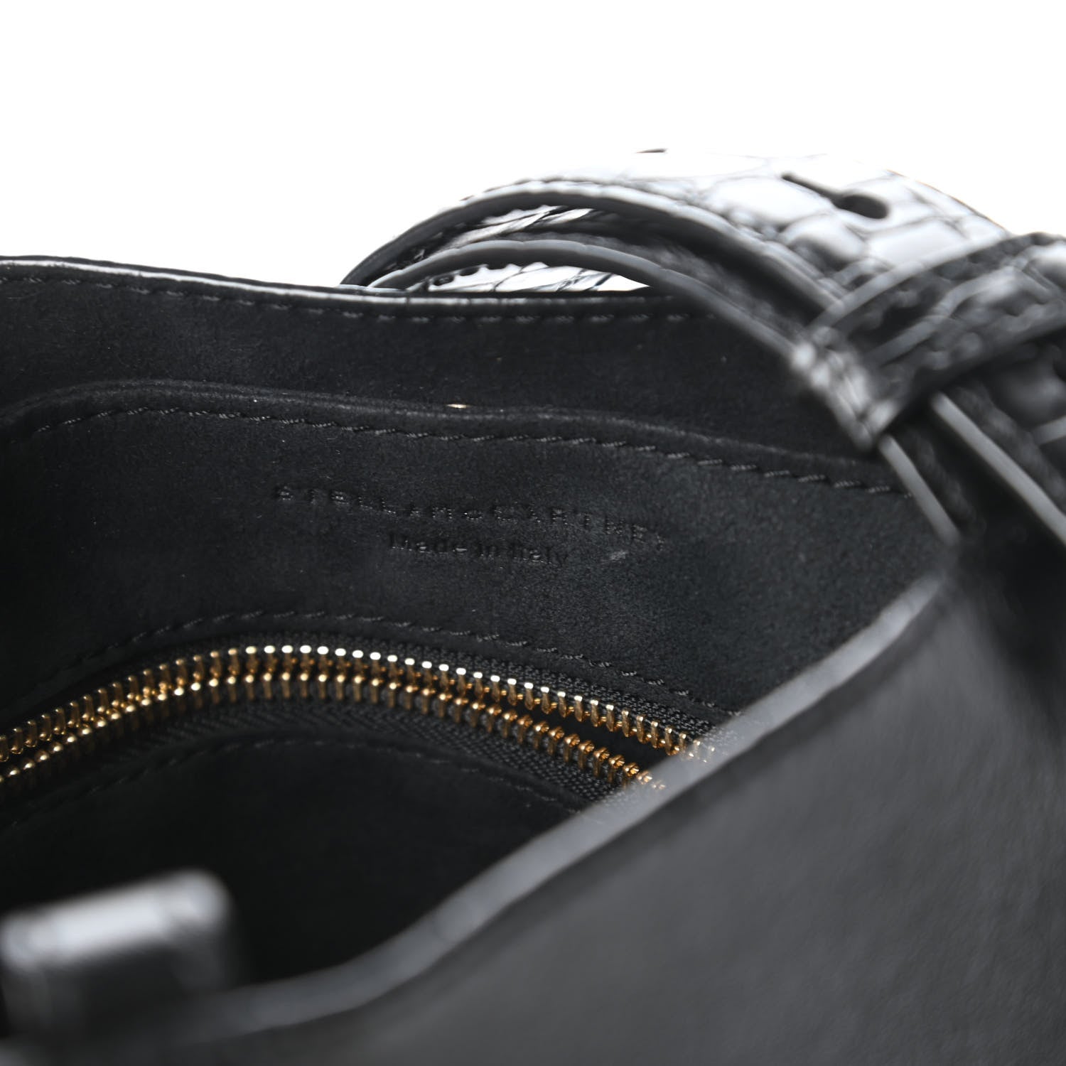 Stella McCartney Alter Nappa Medium Ring Bucket Bag Black 8 of 9