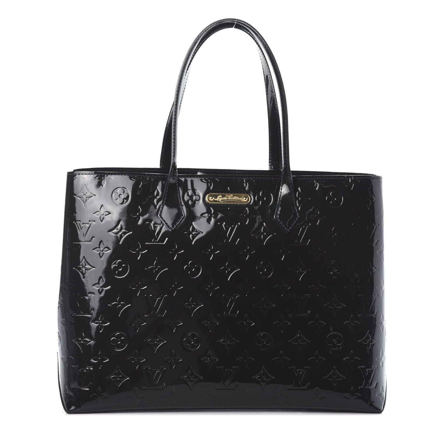 Louis Vuitton Vernis Wilshire MM Blue Infini 1 of 9