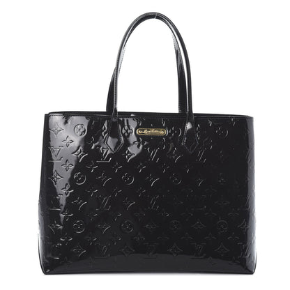 Louis Vuitton Vernis Wilshire MM Blue Infini 1 of 9