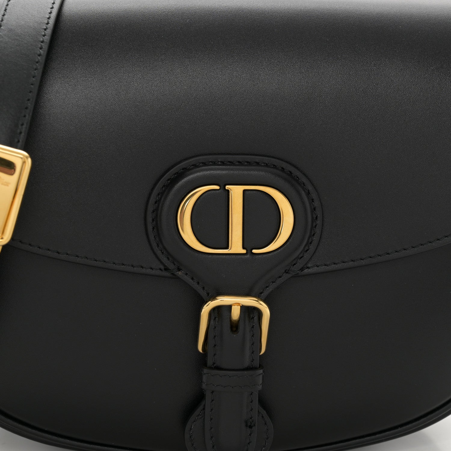 Christian Dior Box Calfskin Medium Bobby Flap Black 7 of 10