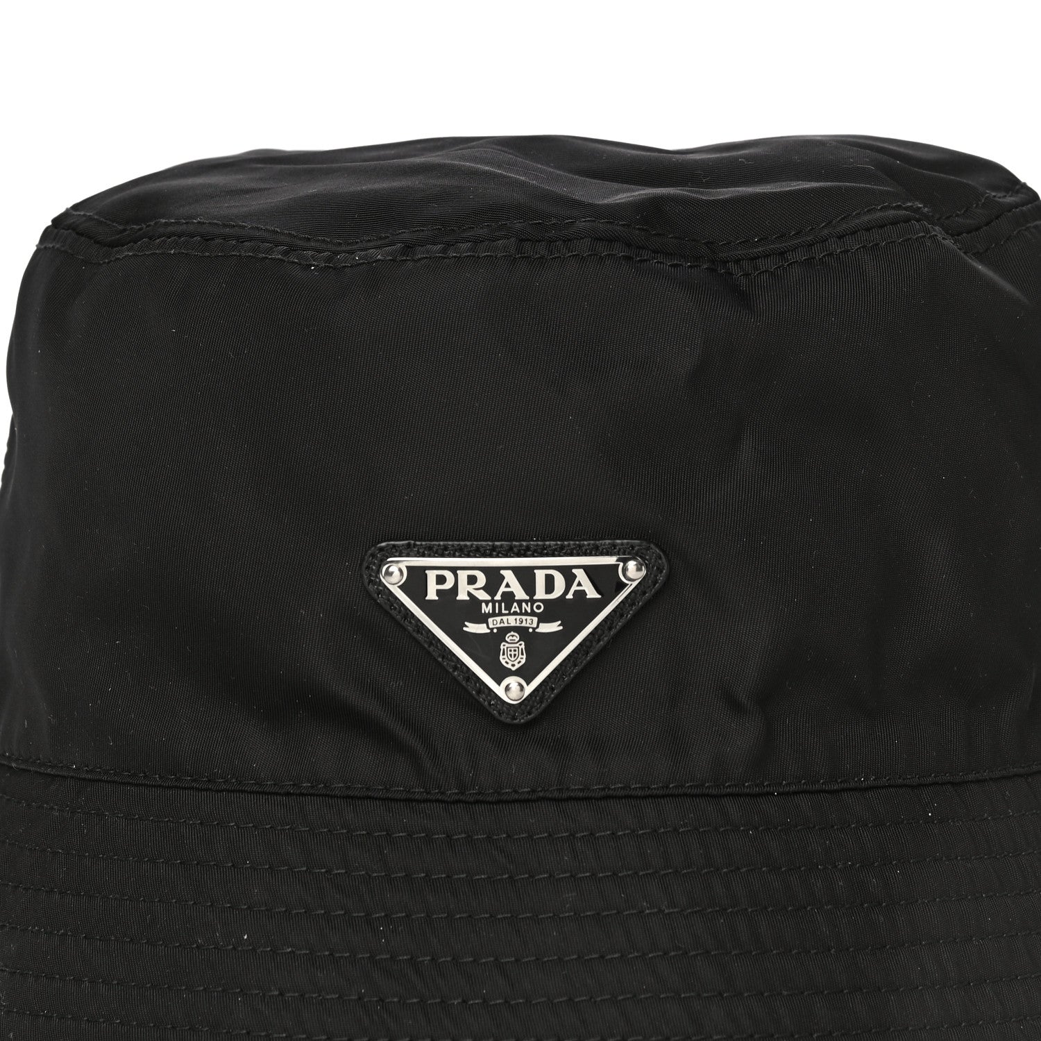 Prada Nylon Bucket Hat M Black 4 of 7