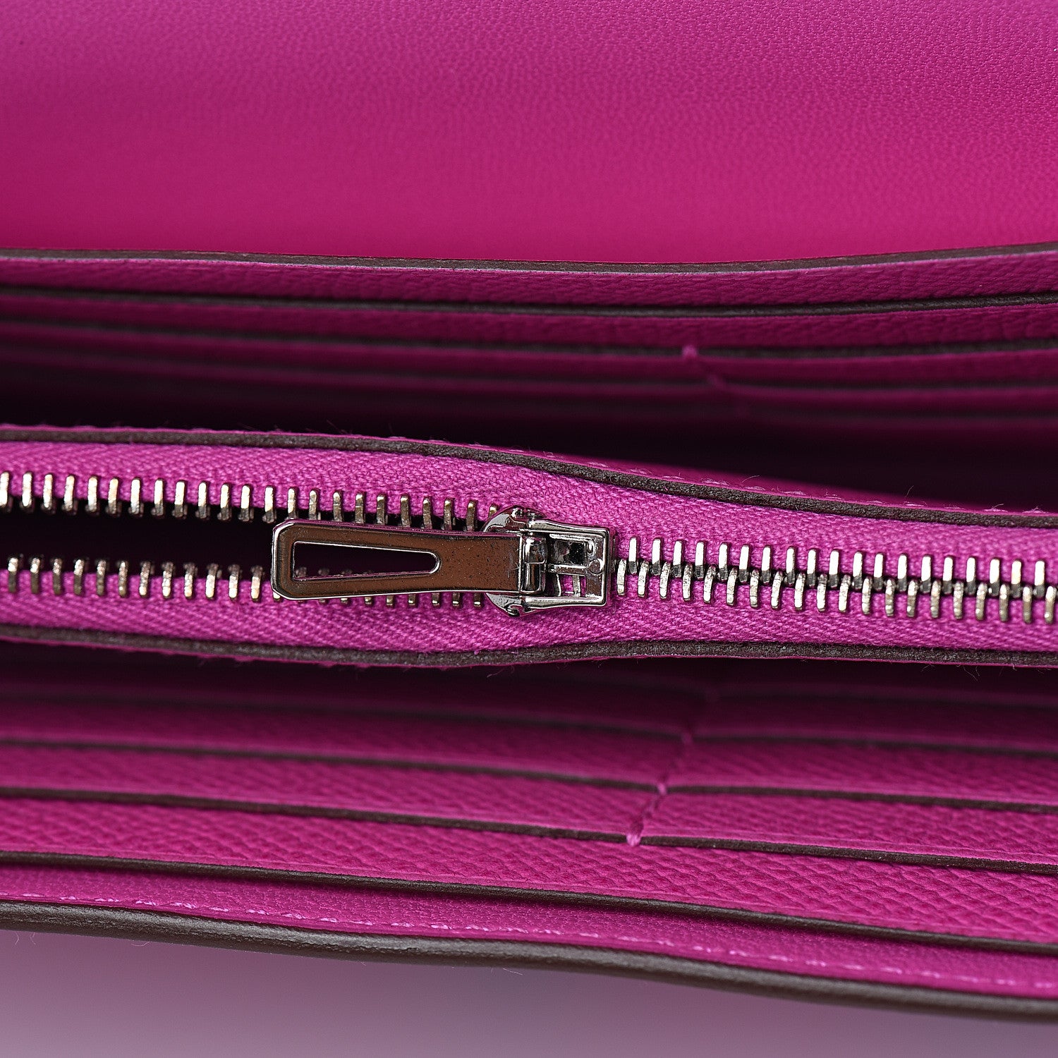 Hermes Epsom Constance Long Wallet Magnolia Brighton Bleu 8 of 15
