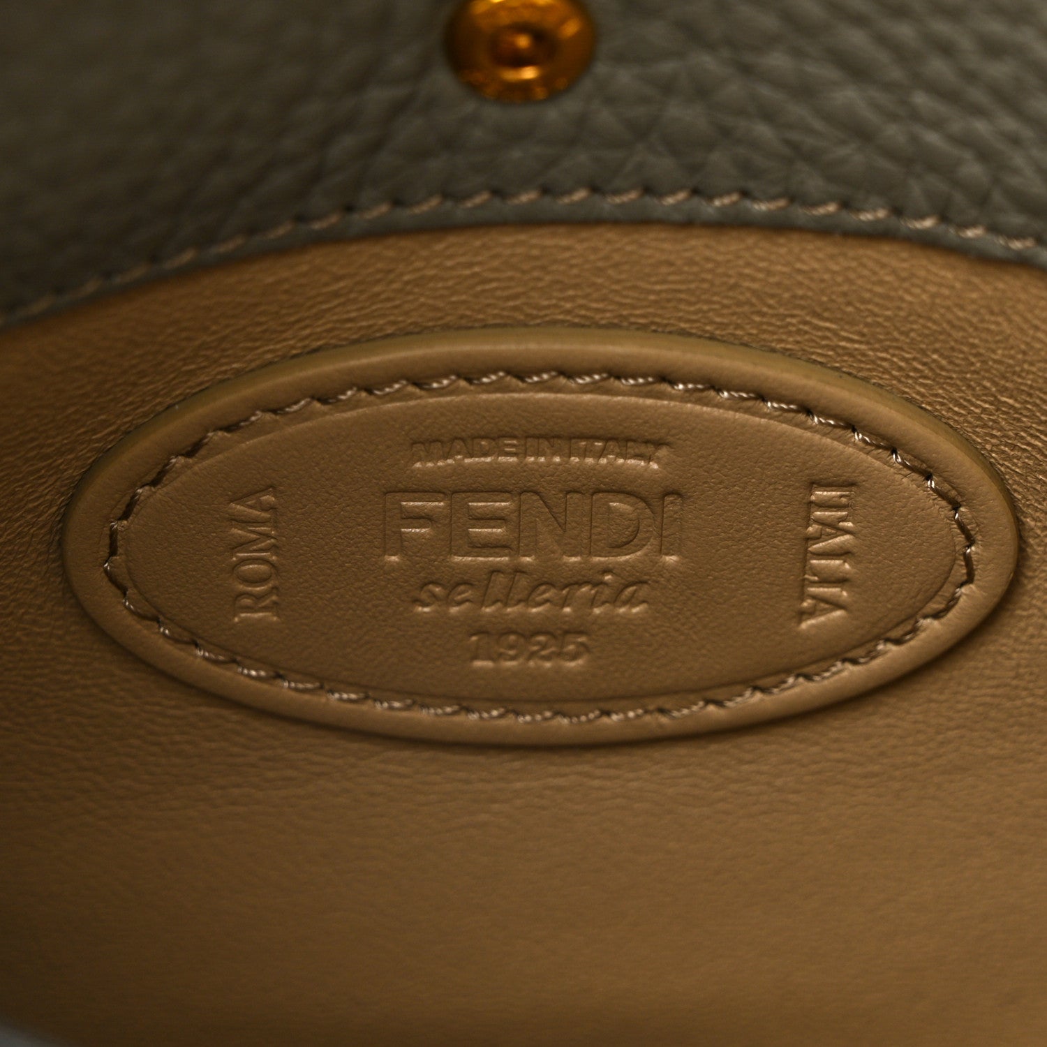 Fendi Cuoio Romano Selleria Medium Peekaboo X-Lite Nube 6 of 10