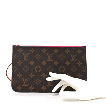 Louis Vuitton Monogram Neverfull MM GM Pochette Pivoine 2 of 6