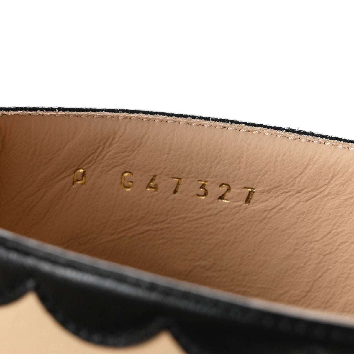Lambskin Cartoon Cap Toe Mules 38 Beige Black White