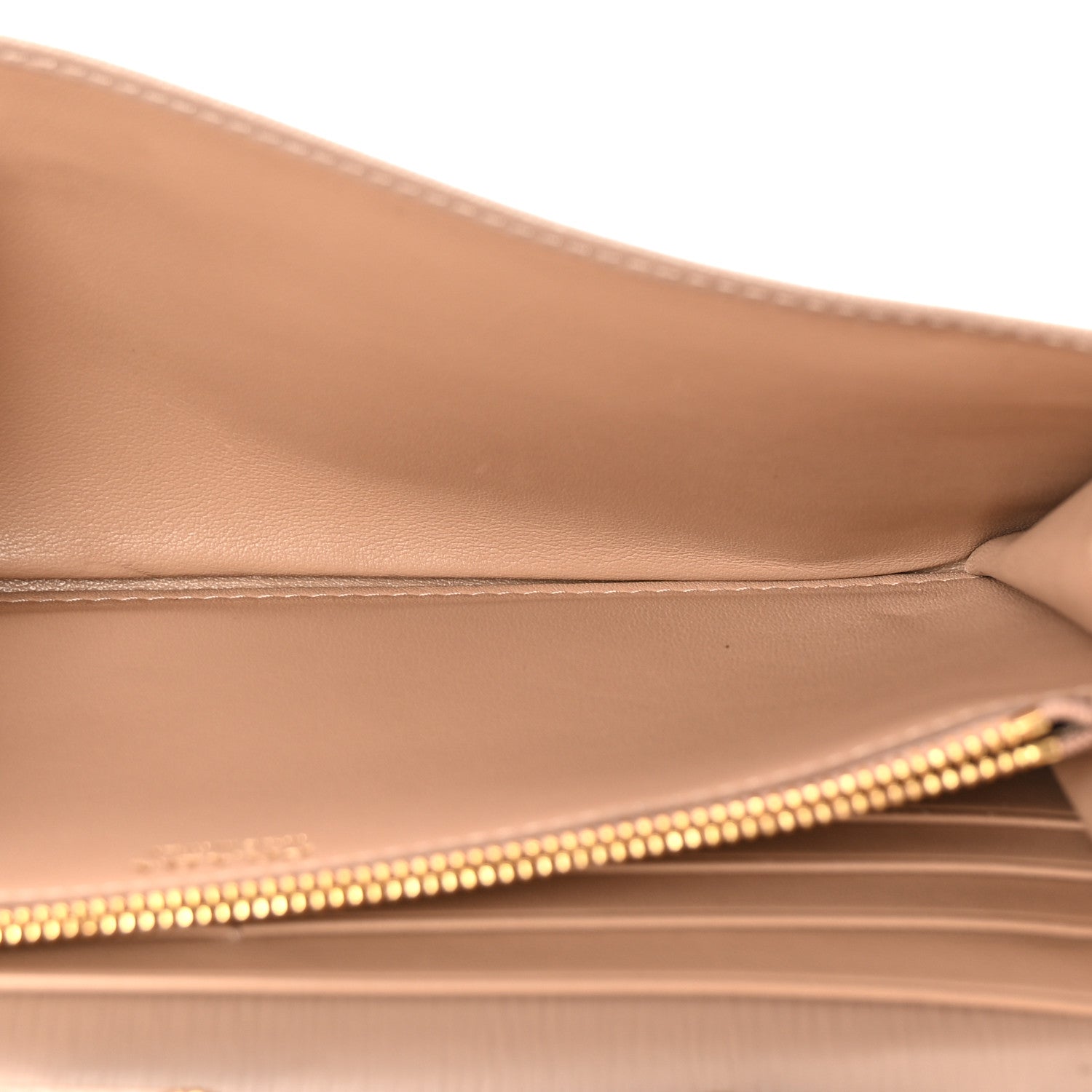 Prada Vitello Move Metal Oro Chain Wallet Cipria 5 of 9