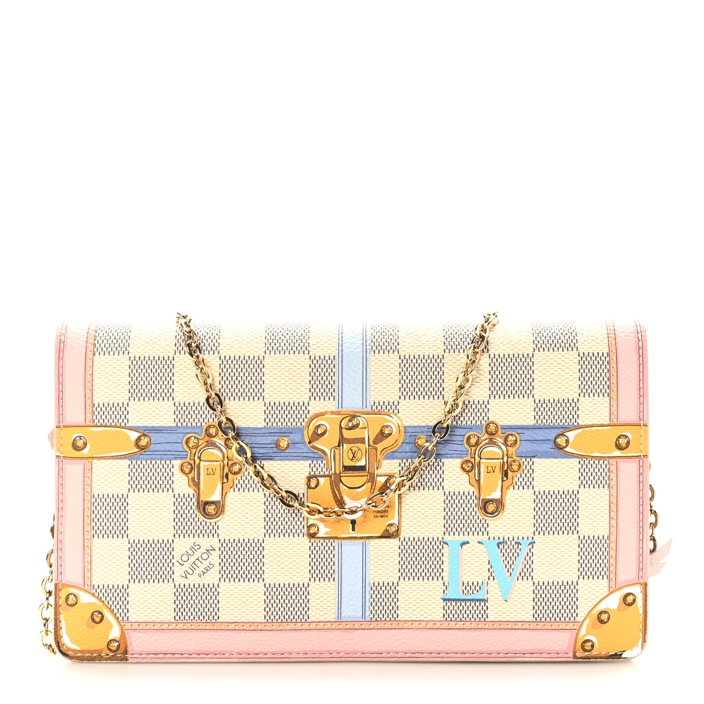 Damier Azur Summer Trunks Pochette Weekend