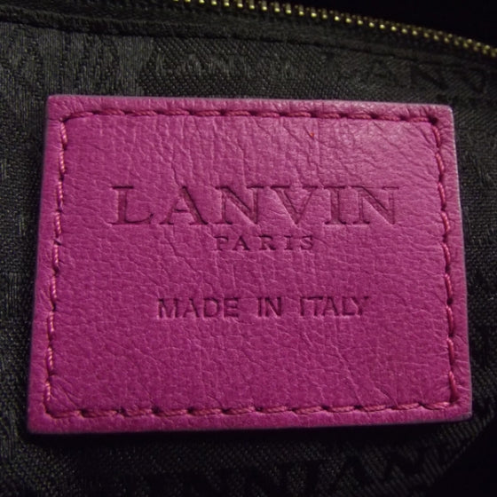 Lambskin Amalia Shoulder Bag Magenta