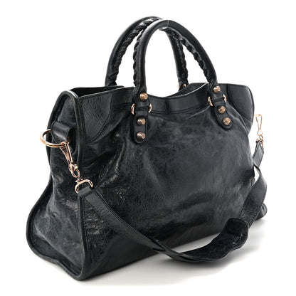 Balenciaga Agneau Giant 12 Rose Gold Hardware City Dark Night 3 of 10