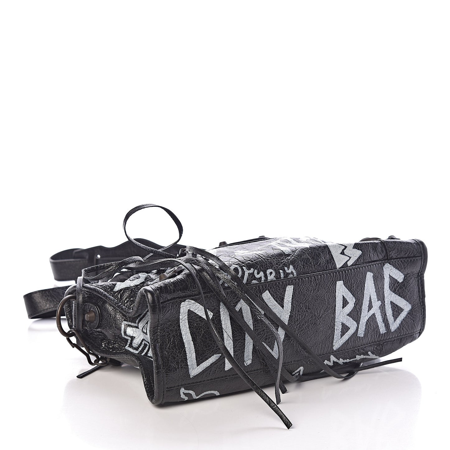 Agneau Classic Hardware Graffiti All Over S City Black